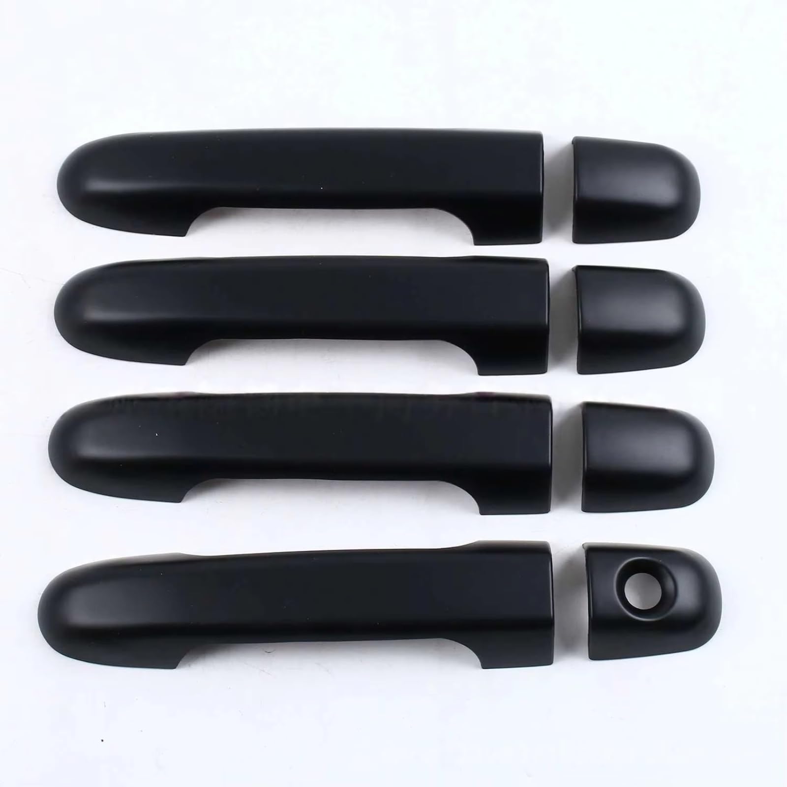 Rcuihgfb Black Door Handle Shell Compatible With Kia For Ceed 2006-2012 Car Door Handle Sticker Decorative Outer Trim Protector Set Accessories(Black)