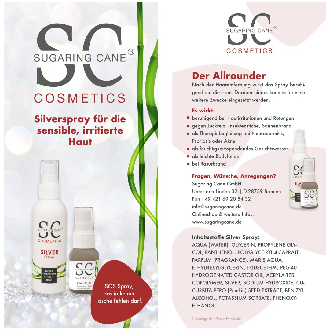 Mikro-Silber Gesichts & Körper-Spray für sensible Haut | Pflegend bei Hautirritationen | Micro Silver gegen Bakterien & Keime | Beruhigendes Tonic (Silver-Spray 100ml)
