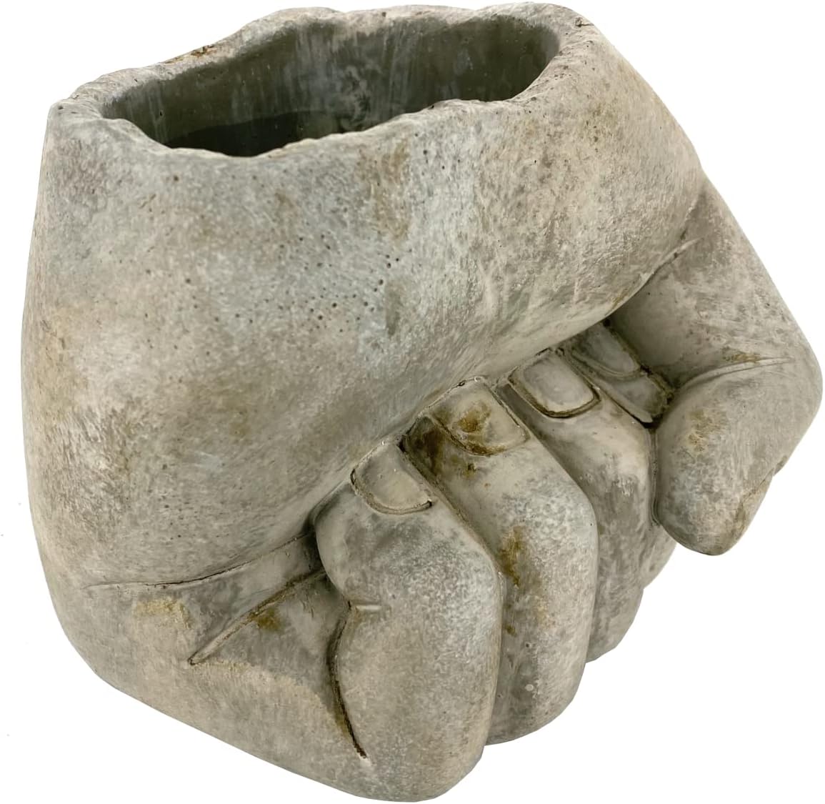 Amazon Cupped Hands Cement Planter Pot Patio Lawn Garden amazon-cupped-hands-cement-planter-pot-patio-lawn-garden