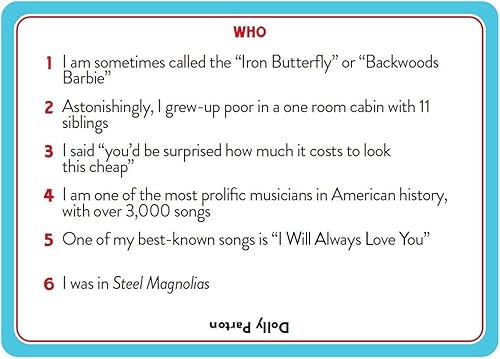 Miniatura 5 de Un juego de trivia social... Carrera para desentrañar intrigantes pistas de trivia sobre las cosas cotidianas. 309 tarjetas de pistas tentadoras!!