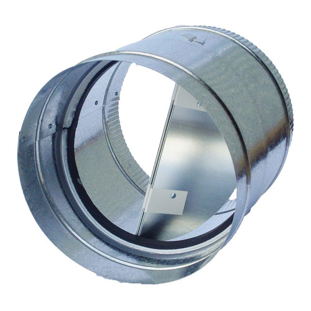 Speedi-Products AC-BD 08 8-Inch Diameter Galvanized Back Draft Prevention Damper