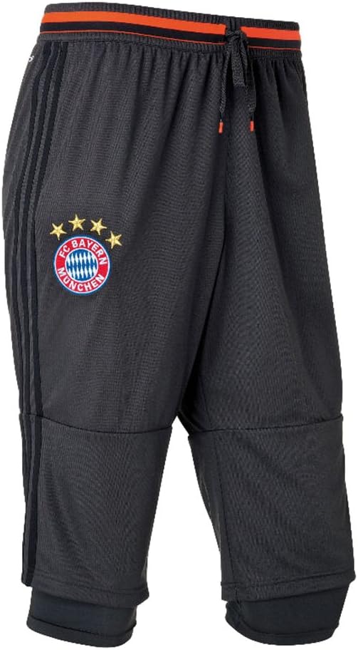 adidas Bayern Munich 16/17 3/4 Dark Grey Orange Pants