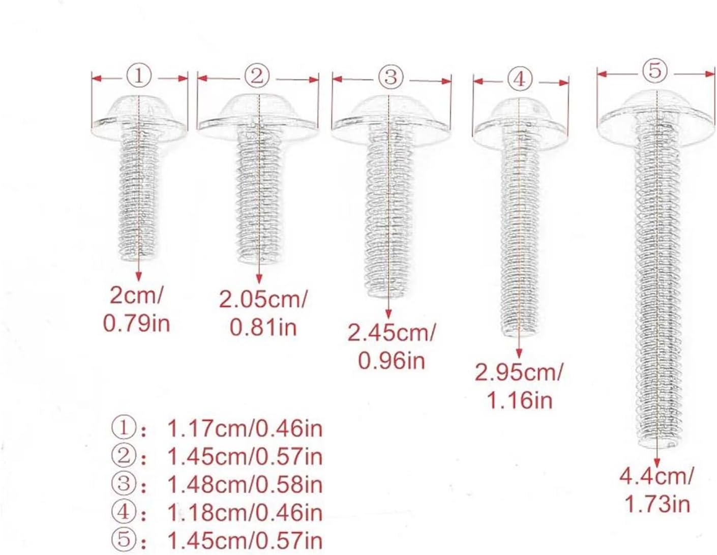 195個/セット フェアリングボルトキット ボディワークネジ ナット に適合するヤマハ MT07 MT09 MT10 R1 R3(G
