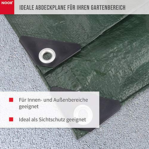 Abdeckplane Noor Easy 90g/m², 400 x 500 cm, vielseitige Schutzplane
