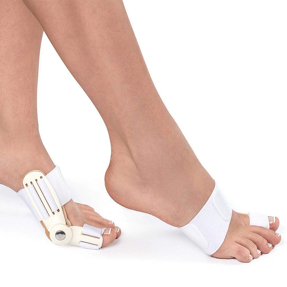 Pedimend Toes Straighteners with Adjustable Compression Straps - Hallux Valgus Foot Pain Relief - For Hallux Valgus / Crooked Toes / Hammer Toes / Metatarsalgia - Unisex - Foot Care