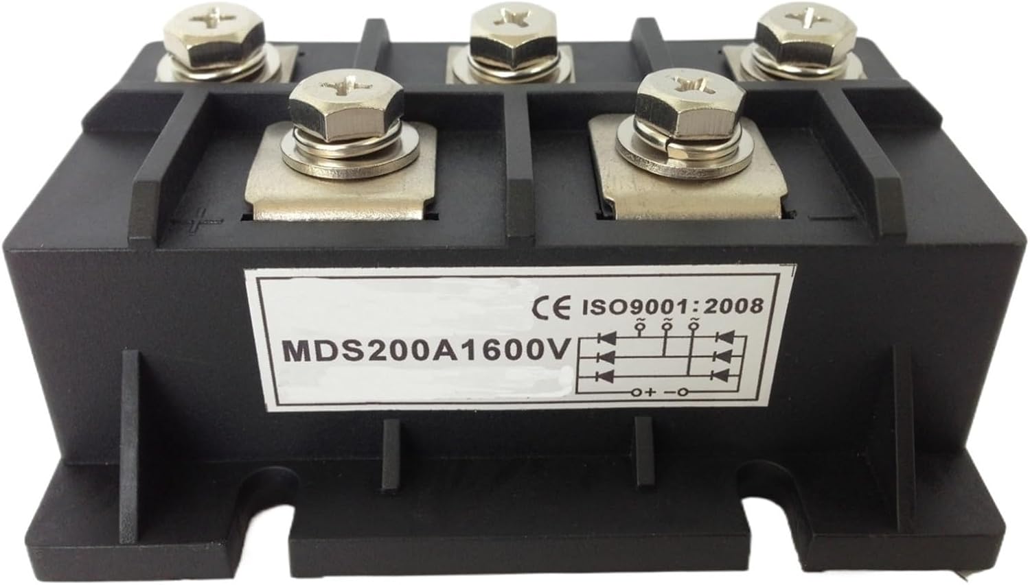 1PCS MDS200A 200A 1600V Three Phase Generator Rectifier Module Fast Recovery Diode Rectifier Bridge Kit for Generator(MDS80A 3p)