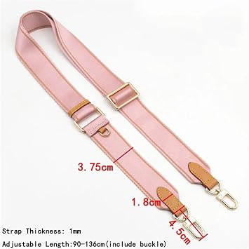 Canvas Bag Strap Adjustable Belt Replacement Women Handbag Wide Shoulder Crossbody Straps Webbing Bags Accessories(Blue- Gold Buckle)