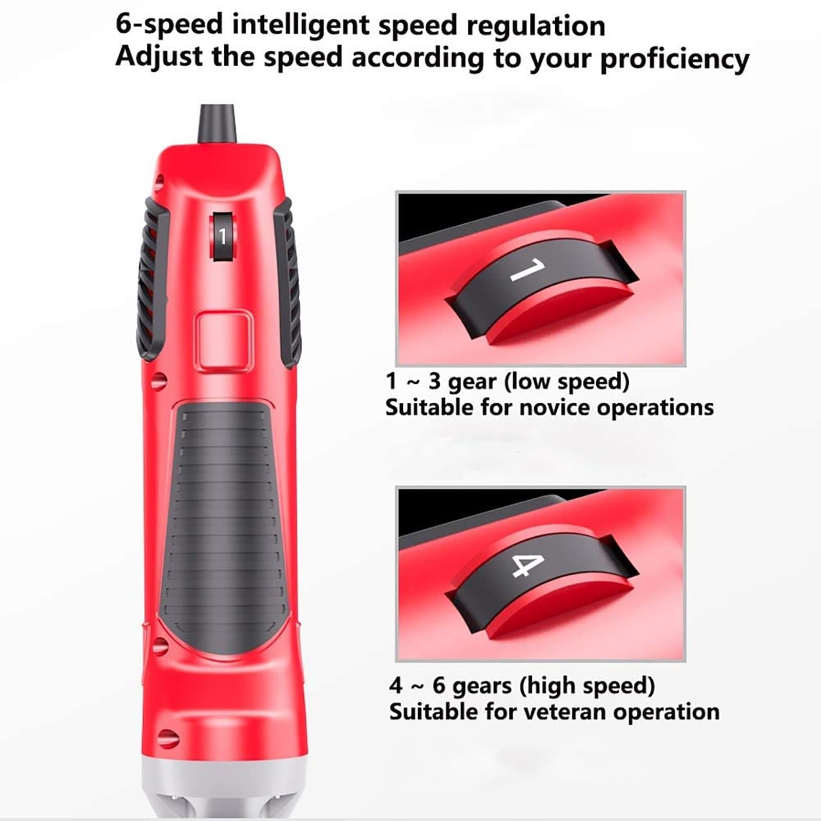 Esquiladora Profesional Mejorada 1000W para Ovejas con 6 Velocidades Y Cuchillas Repuesto, Resistente Y con Caja Protectora, para Cuidado Mascotas, Como Ovejas Cabras Alpacas(9 TOOTH STRAIGHT BLADE)