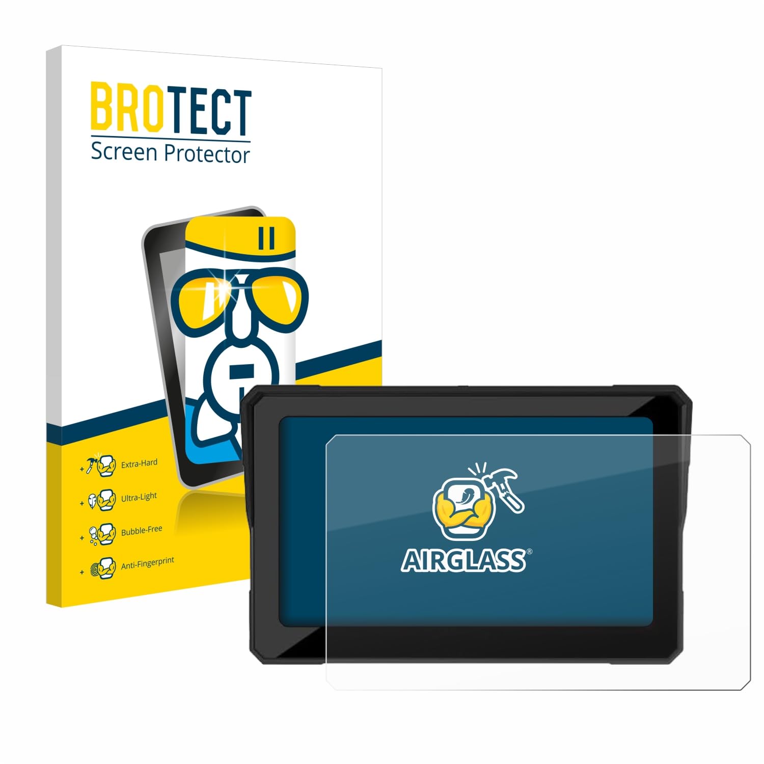 Protecteur écran GPS Voiture Flexible Protection Ecran Verre Film Protecteur Pour Carpuride W702 7 Robuste 4068489141436 Compatible W702B W702H W712D