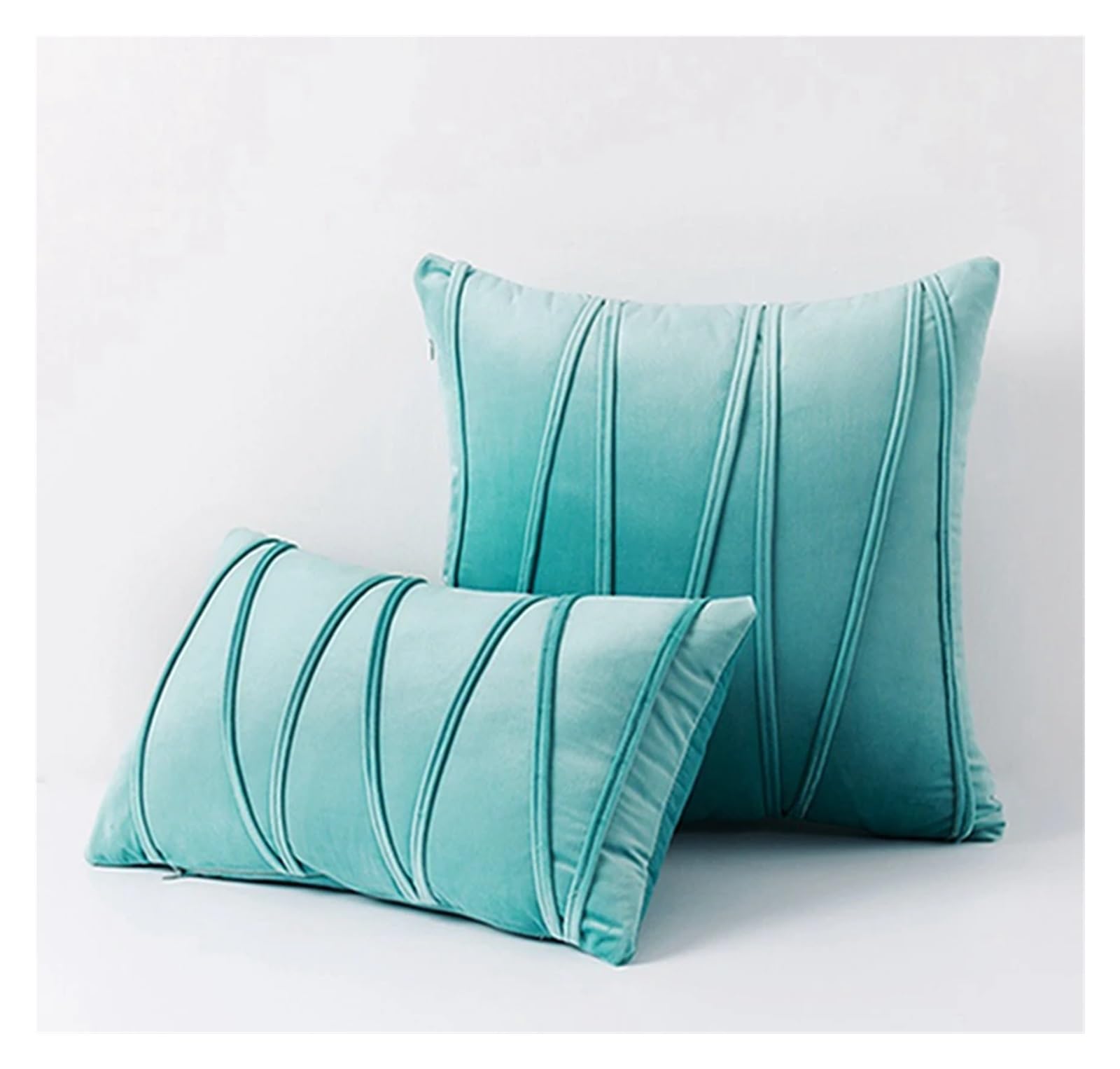 BTGYTTKL Throw Pillowcase 2PCS Decorative Plush Velvet Throw Pillow Covers