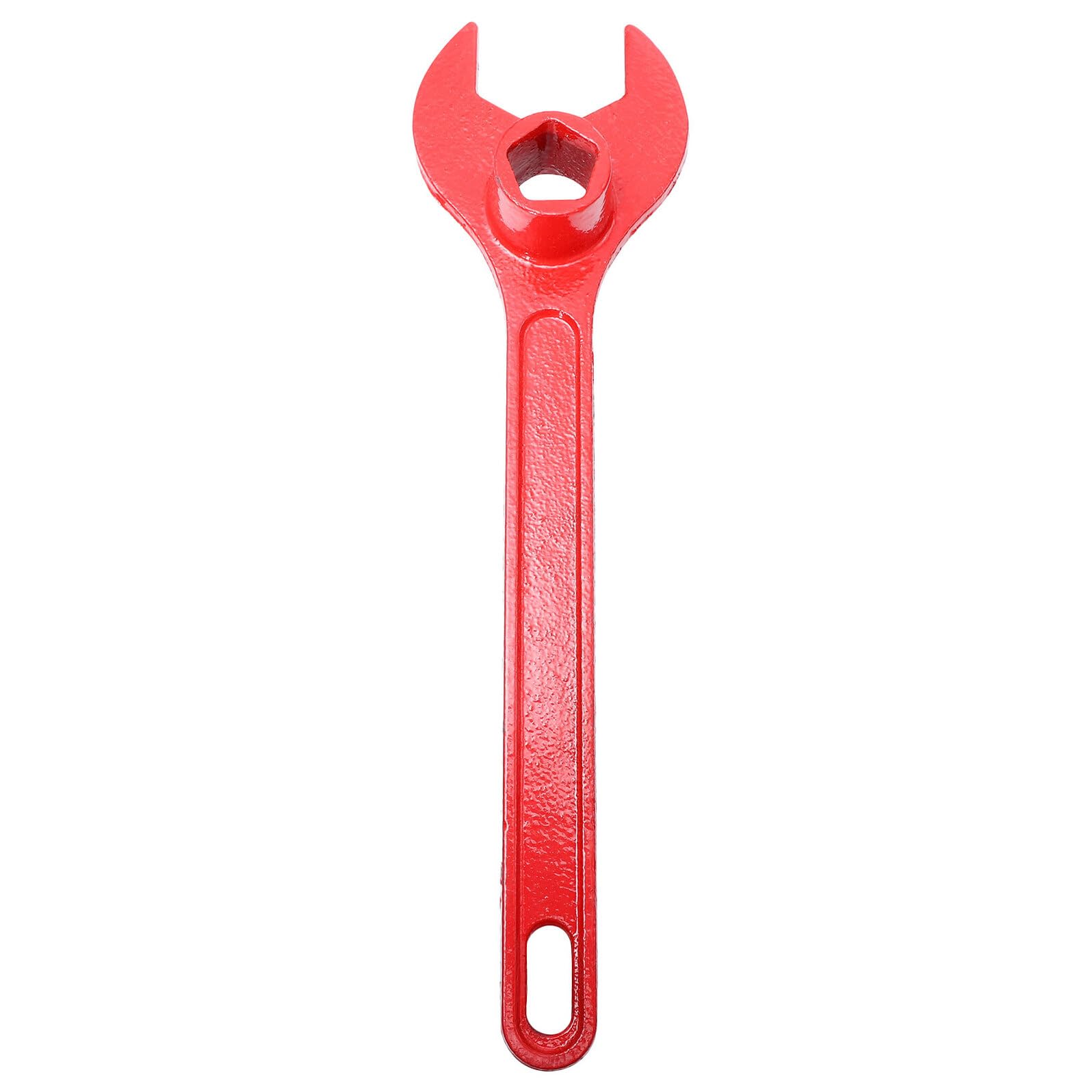 LIFKOME Llave de Boca de Incendios Roja Resistente Llave Hexagonal para Hidrantes Exteriores Herramienta Portátil para Emergencias y Rescates de Bomberos