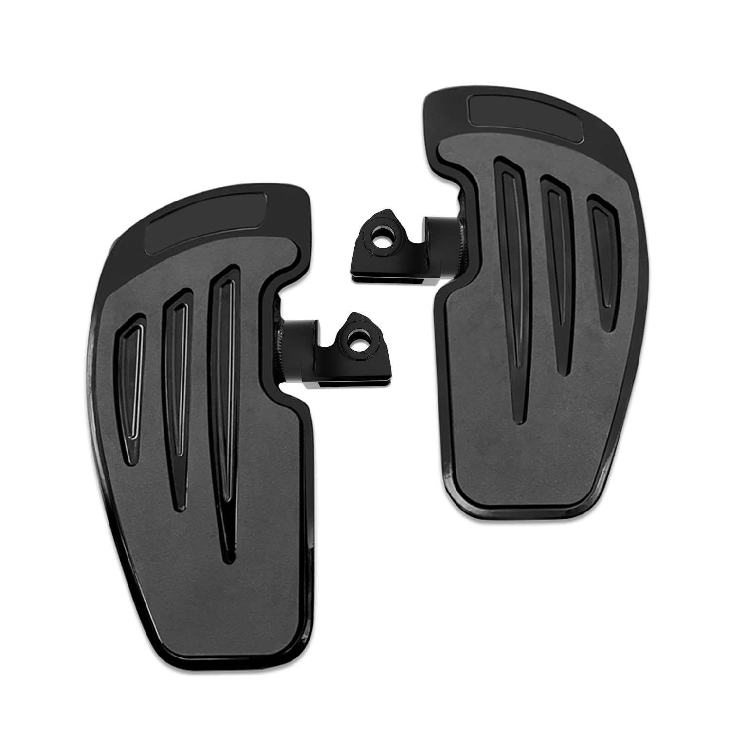 Motorcycle Adjustable Front Floorboards, CNC Roating Anti-Slip Driver Wide Highway Footboard Fit for Honda Rebel 300 500 CMX300 CMX500 2017-2025