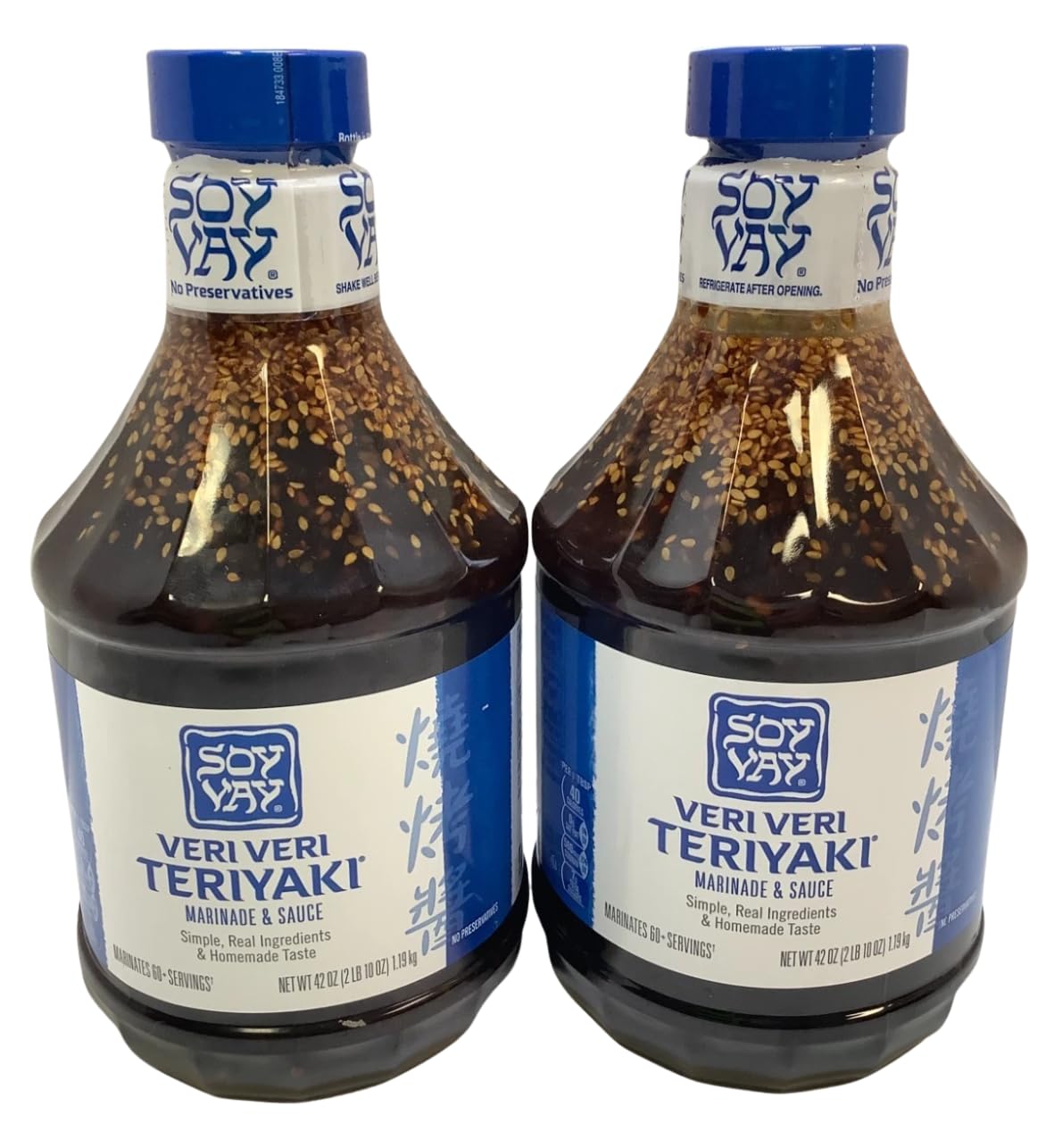 Soy Vay Veri Veri Teriyaki Sauce, 42 oz. (pack of 2)