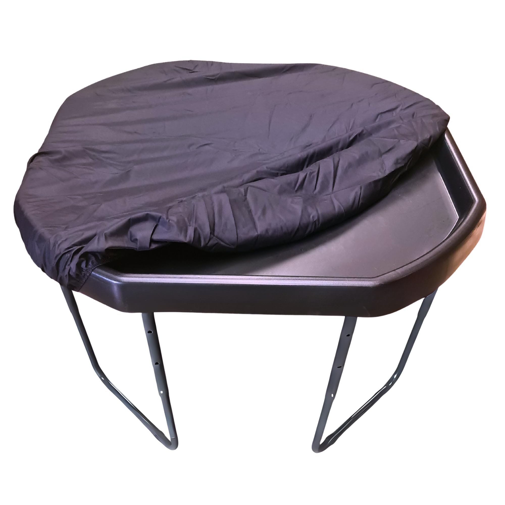 KUB®️ 3-in-1 XL 100cm Black Tuff Tray Activity Table - Ultimate Sensory Play for Kids, Gardens | Sand and Water Table - Adjustable Stand, Waterproof Cover - Premium Quality Fun!