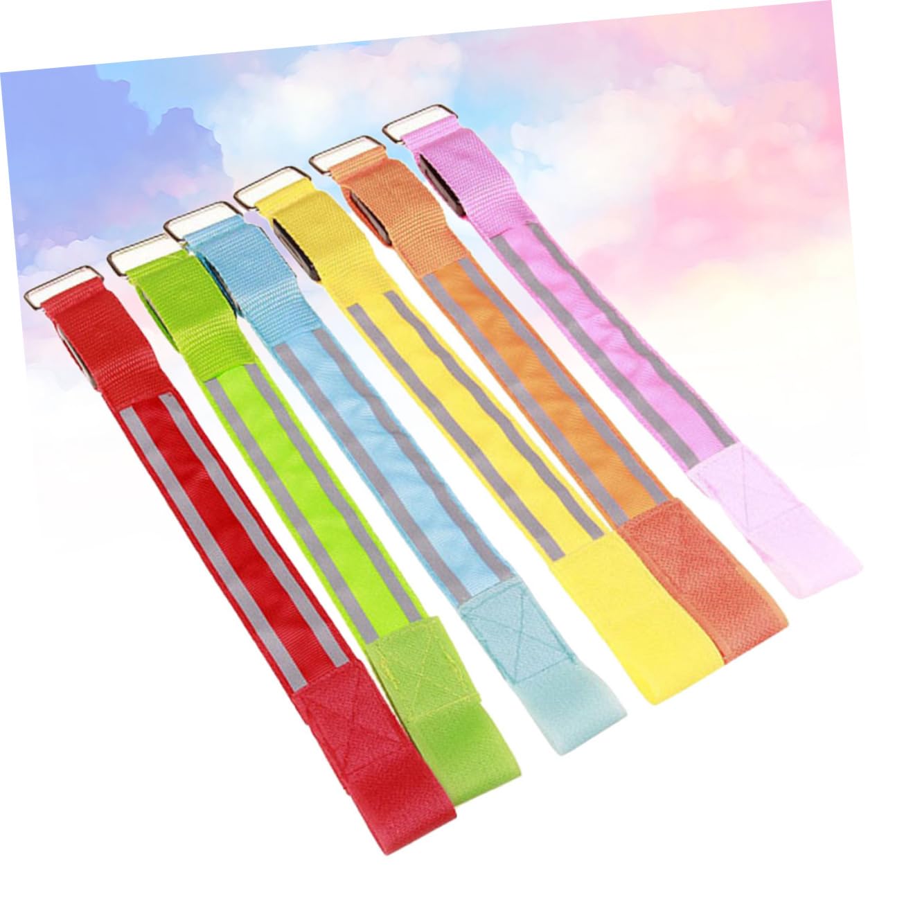 TOYANDONA Bracelet LED Réfléchissant Accessoire De Course Ajustable pour Jogging Cyclisme Extérieur Couleurs Aléatoires Couleur Aléatoire