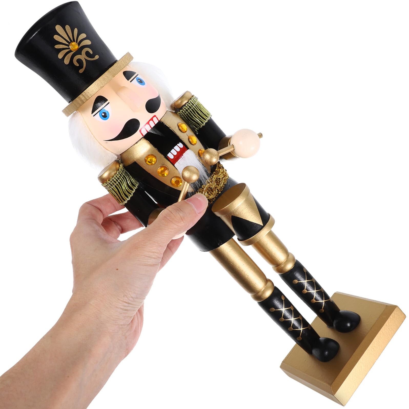Schiaccianoci Natalizio Decorazione Legno Statuetta da Tavolo per Feste di Natale Regalo di Natale per Esposizione