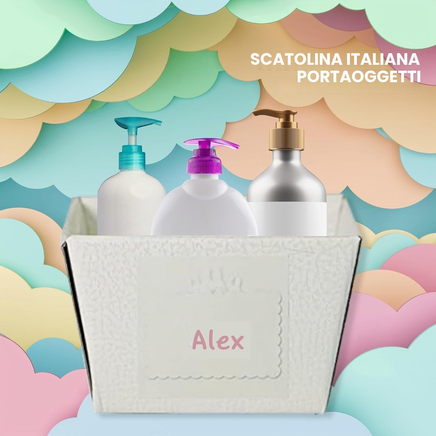Regalo personalizzato per la nascita | 2 Ciucci per Bambini Personalizzati | per Neonati 0/6 Mesi Senza BPA i orsacchiotto personalizzato in scatola personalizzata | BebeDeParis