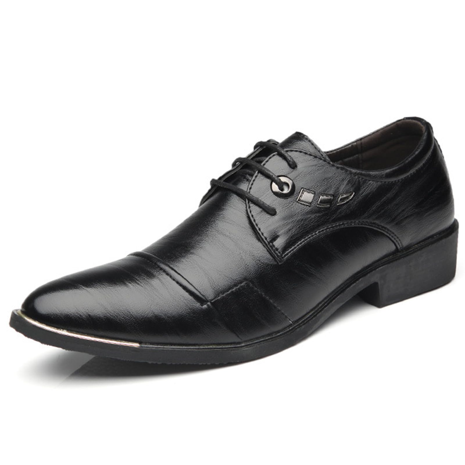 Scarpe Eleganti da Cerimonia per Uomo | Stringate, in Pelle, Casual, Classico, Antiscivolo, Party, Formali, Business, Ufficio