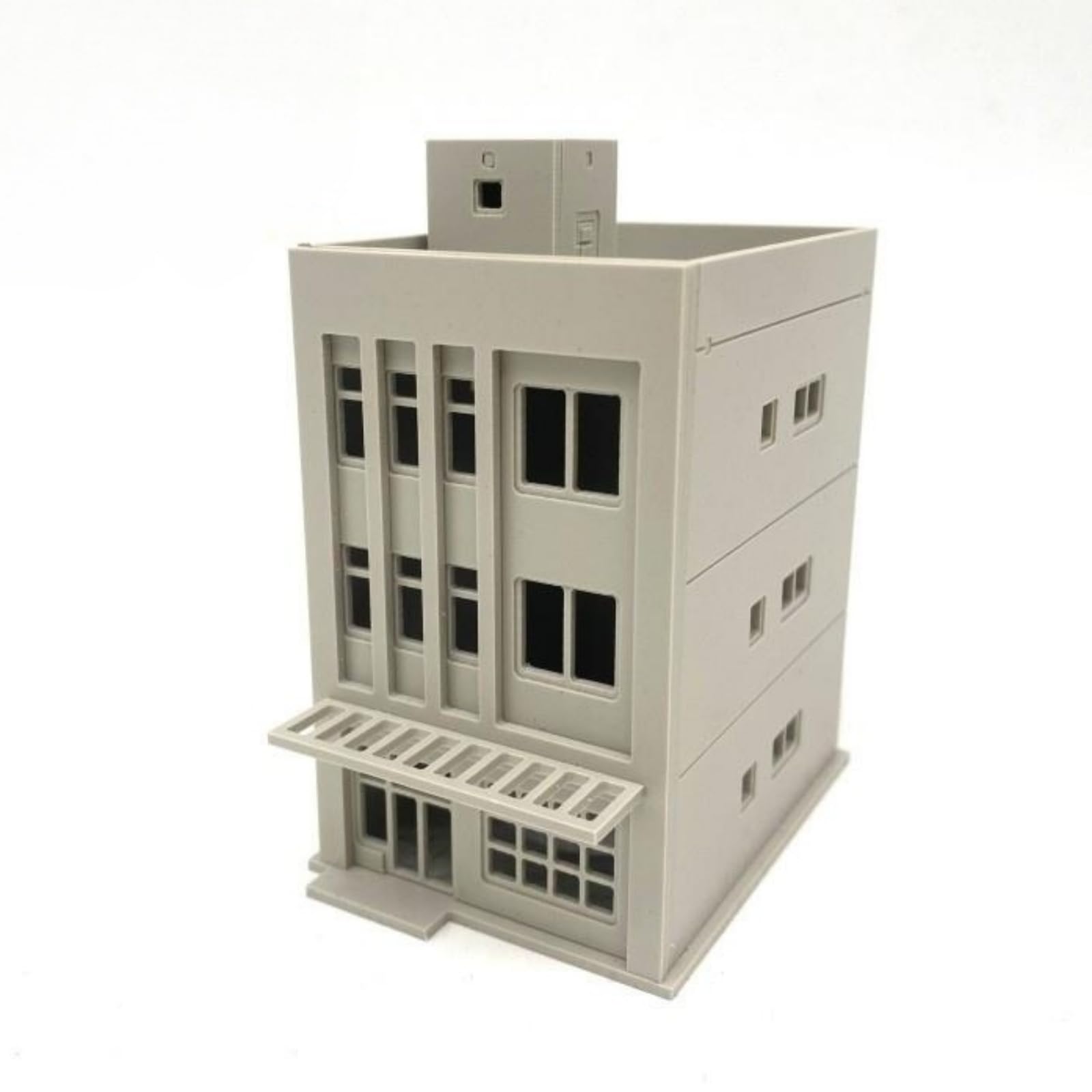 Mycity Nagoya cabin plastic assembly building model, train micro scene, N scale, HO scale, S scale can be selected（B） (1/150)