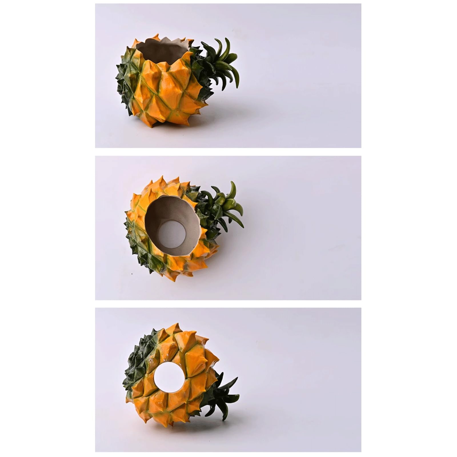 Dekoracyjna, urocza ceramiczna doniczka ananasowa, Jingdezhen, doniczka na ananas, doniczka na sukulenty, nowoczesna doniczka na małe rośliny, taras