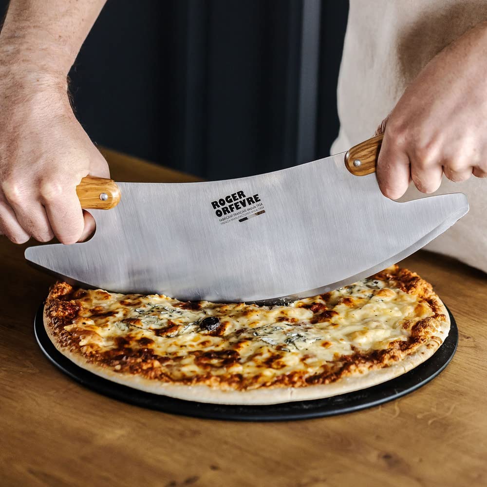 Roger Orfèvre - Tranche pizza 35 cm en acier inoxydable