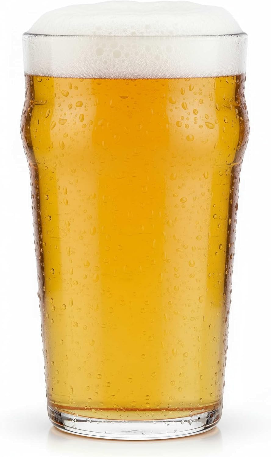 Pint Glasses Set of 4,20oz Imperial British Beer Glass,Nonic Pub Pint Glasses,Lead-Free Dishwasher Safe Craft Beer Glasses,Easy Stacking Classic English Style Tumblers - Image 2