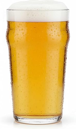 Miniatura 2 de British Pint - Juego de 4 vasos de cerveza y bebidas Nonic Craft de 20 onzas