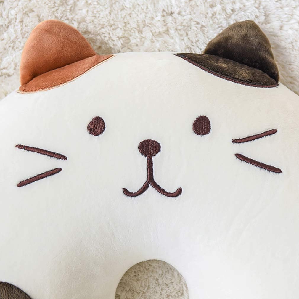 Amazon.co.jp: ULOVEJOY 円座クッション ドーナツ型 座布団 腰当 猫