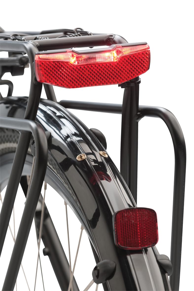 AXA Blueline Rear 50 mm - Feu arrière pour vélo électrique - Connexion 6-12 V - Homologation StVZO - Rouge