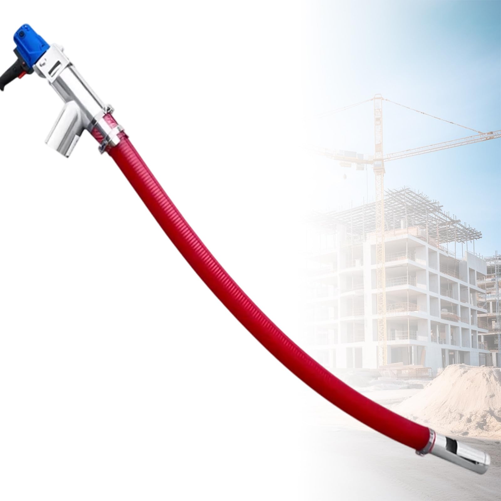 Grpquatsch Portable Grain Suction Machine, Portable Equipment With 1.5m Hose, Industrial Screw Conveyor Machine, For Efficient Granule Transfer In Farming And Construction