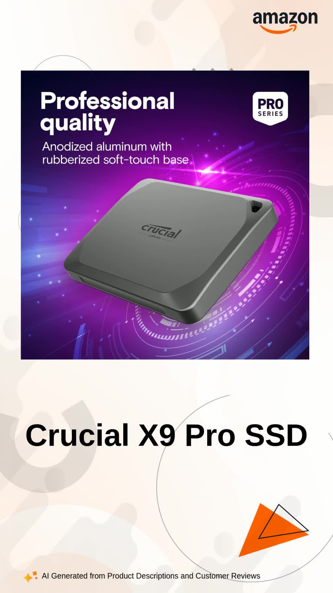 Crucial X9 Pro 1TB Portable SSD