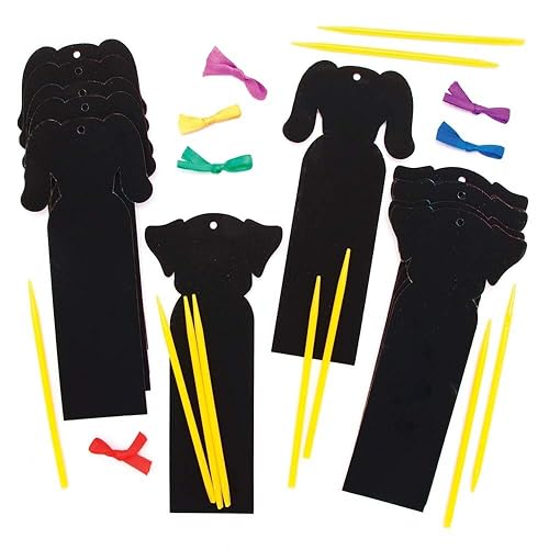 Miniatura 2 de Baker Ross FE370 - Marcadores de arte para perros – Paquete de 12, arte grabado para niños, actividades creativas para niños, juego de arte para