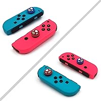 Vista 7 de FPS Thumb Grips Set for Nintendo SwitchOLEDLite,for Nintendo Switch Joystick Caps,Silicone Analog Stick Caps for Switch Joycon,Assist Motion