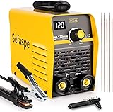 110V Smart Welder with Digital Display, 120A Portable Welding Machine, IGBT Inverter Stick Welder with Synergic Control & Full Kit