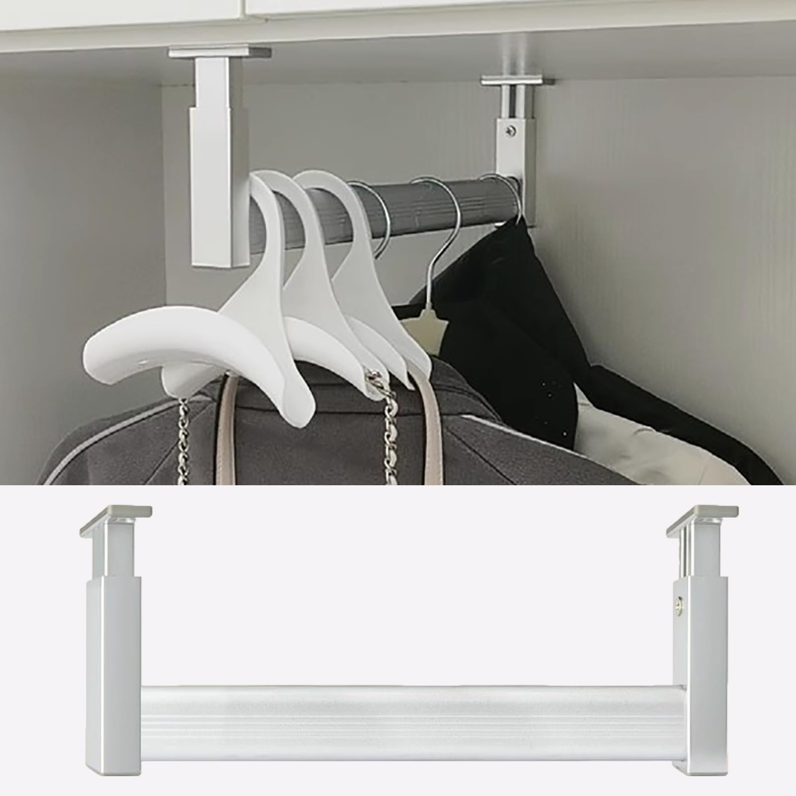 Économie d'espace en chambre avec les étagères robustes