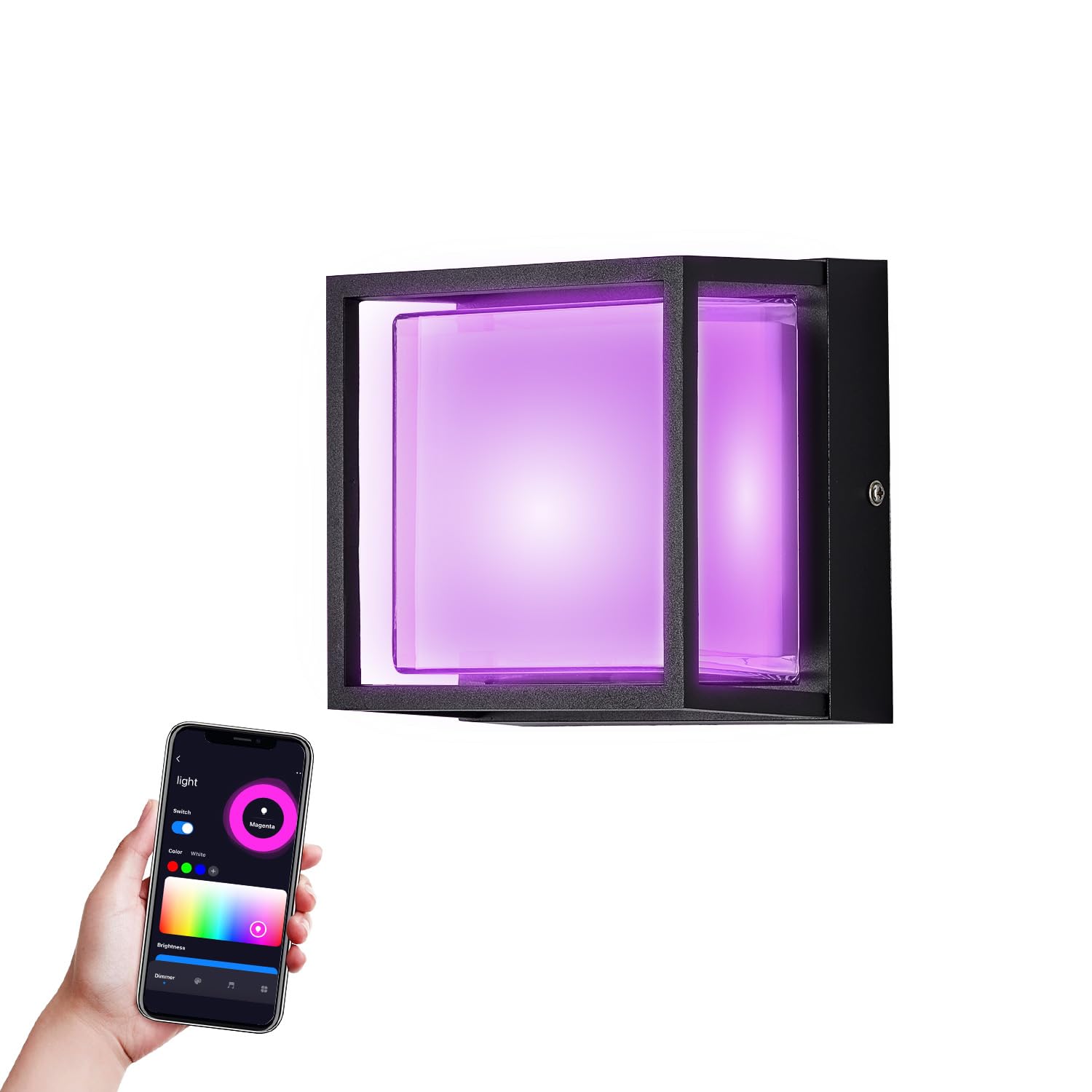 Photo 1 of LANFU LED Smart Wall Sconce RGB Outdoor Light