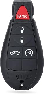 Car Key Fob Keyless Entry Remote Control for Dodge Dart 2013 2014 2015 2016 433MHz ID46 Chip(FCC ID:M3N32297100 P/N:56046773) 4+1 Buttons
