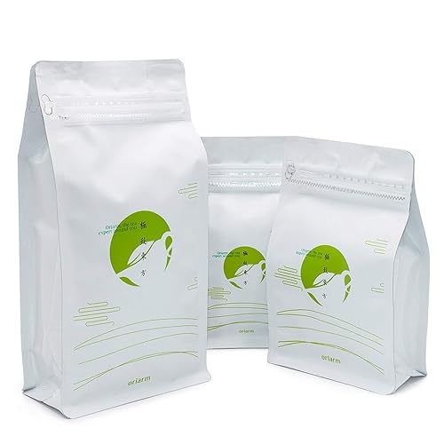 Miniatura 7 de Oriarm Té de jazmín Bi Tan Piao Xue 2023 Hoja suelta  Té verde chino Mao Feng con flores de jazmín  Yuqian 1er grado 100g (3.53oz) Bolsa resellable