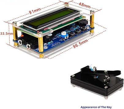 Morse Code Trainer, DIY Project with Pre-soldered PCBA, Enclosure & CW Key