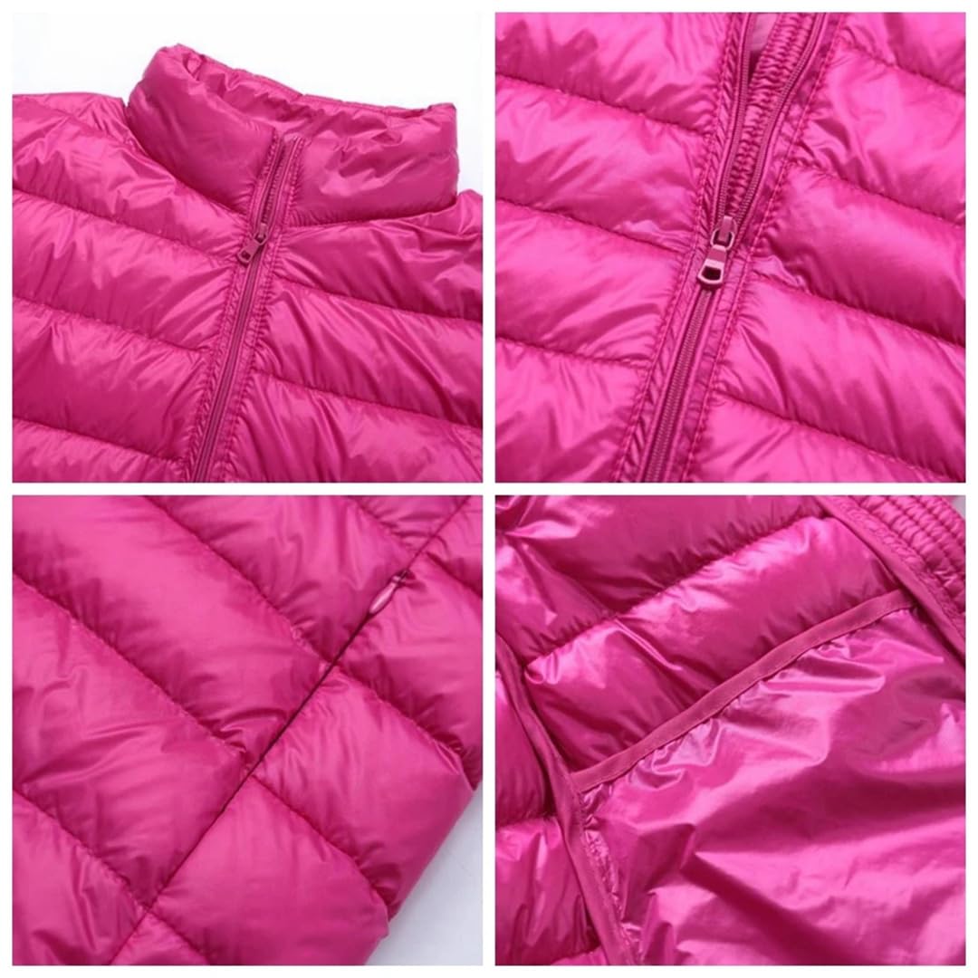 Yeuyyben Piumino da donna ultra leggero piumino d'anatra piumino giacca piuma più cappotti da donna