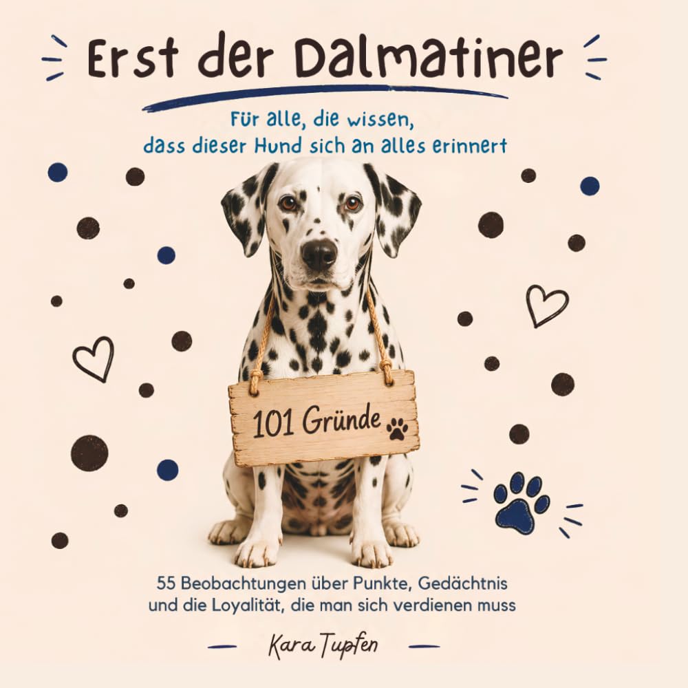 Erst der Dalmatiner - Für alle, die wissen, dass dieser Hund sich an alles erinnert: Lustiges Geschenkbuch für Dalmatiner-Besitzer | Geschenkidee für Hundeliebhaber | Geburtstag | Weihnachten