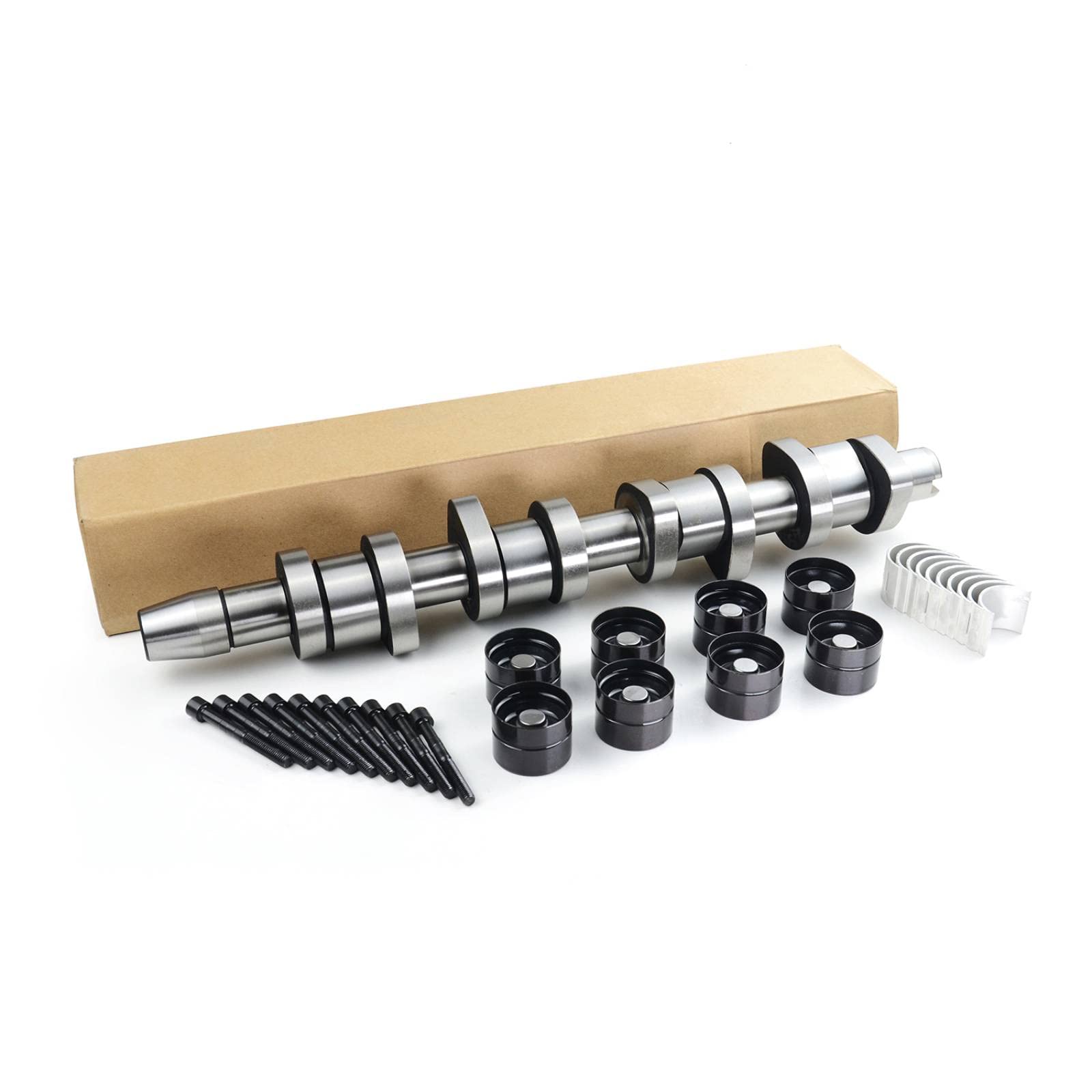 Bisenya Ensemble d'arbres à cames avec robinet de soupape Compatible avec 1.9 PD TDI V W Se-at F0rd Sk0da 038109101R 038103714 038103673A 038109309A