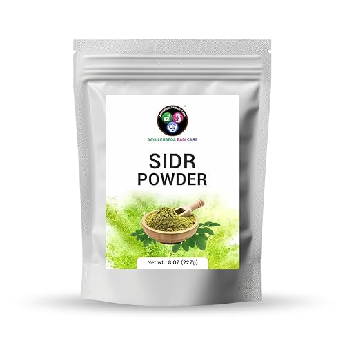 ABC Sidr Polvo para cabello y piel, hojas Sidr seleccionadas a mano, 8.01 oz (paquete de 1)