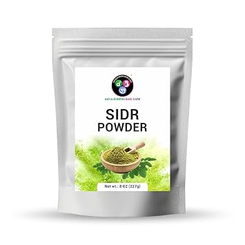 ABC Sidr Powder for Hair and Skin, Handpicked Sidr Leaves Powder 227g Pack of 1