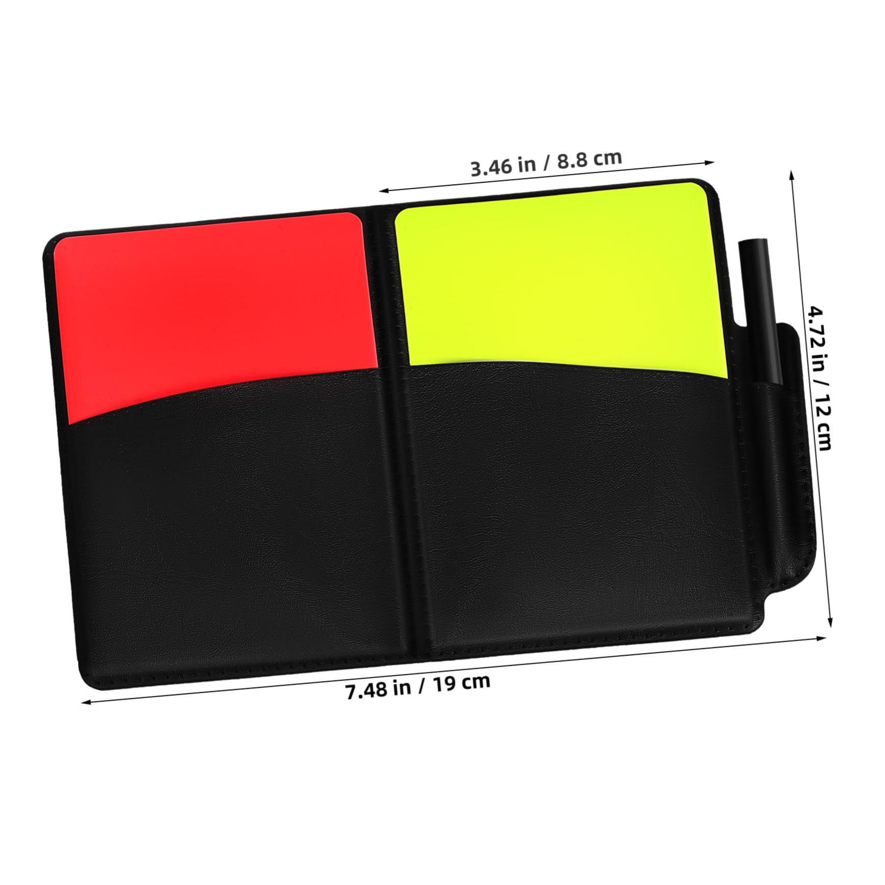 VANZACK 4 Sets Set Red and Yellow Card Set Cards with Score for Soccer Volleyball and Sports Games Comfortable Handling Versatile Use Accessories