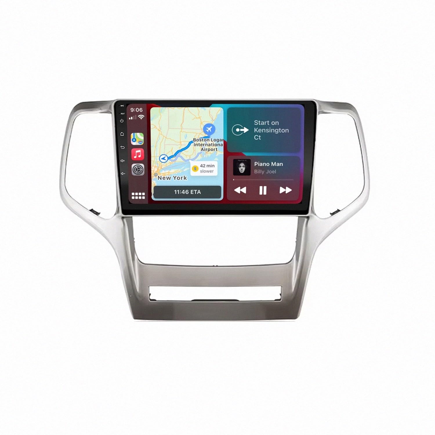 Odtwarzacz Multimedialny 2-Din dla Ford Figo Aspire Freestyle 2015-2021 Bezprzewodowe Carplay I Android Auto, Pojemnościowy Ekran Dotykowy, Nawigacja Gps Radio Fm Z, 4 Rdzeń 1G+16G
