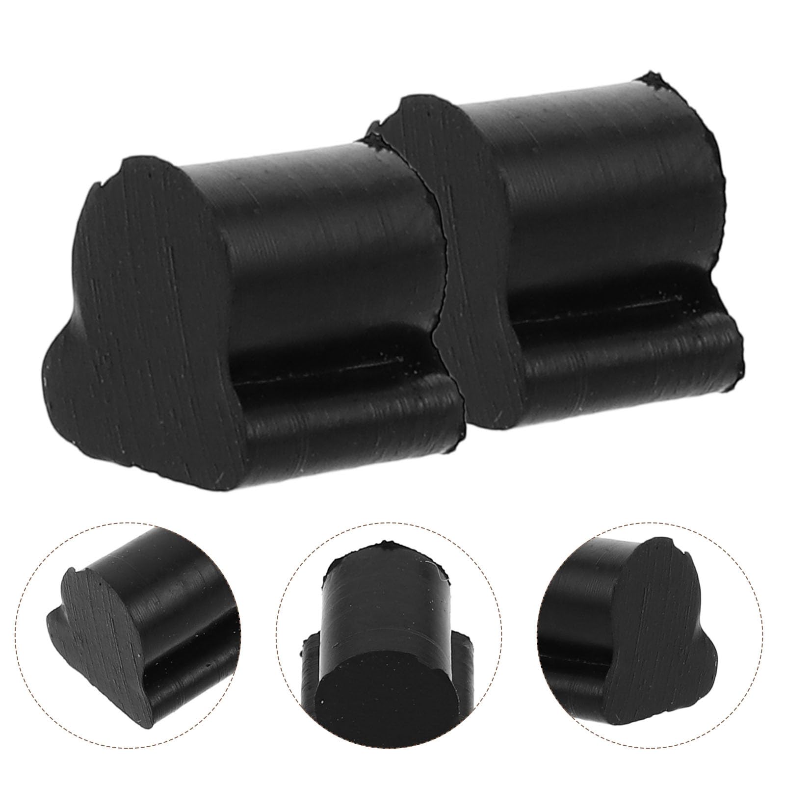 Didiseaon Tampons en Caoutchouc Noir et Garantissant un Fonctionnement Fluide pour Valve Rotative Lot de 10 Accessoire Essentiel Réduisant L'usure de Cor Français