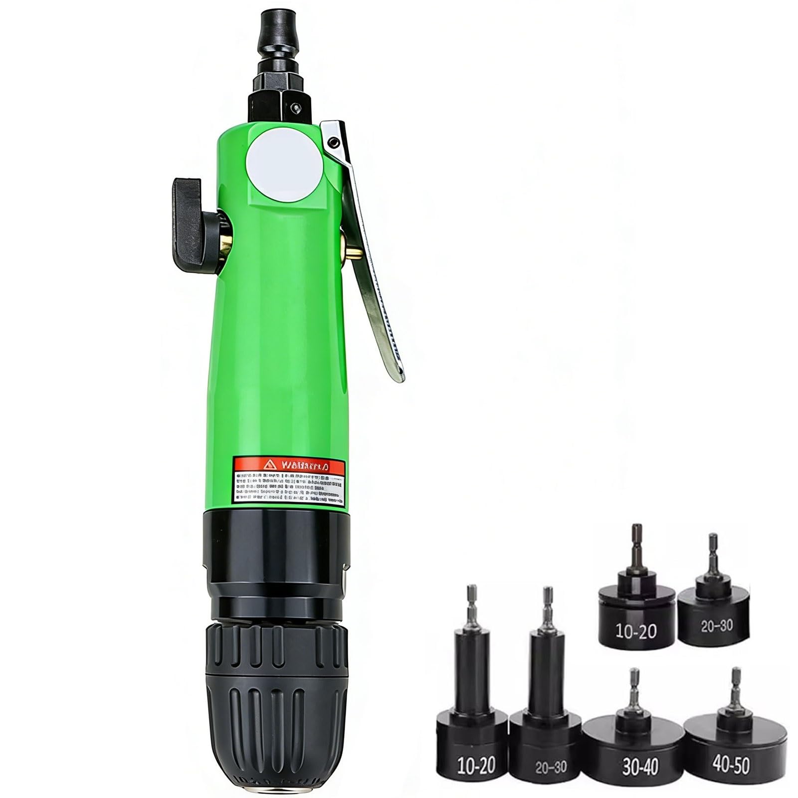 FHRKA Pneumatic Hand-held Bottle Capper Machine, Electric Screw Capper with 6 Capping, Adjustable Speed 2500 RPM, Forward and Reverse