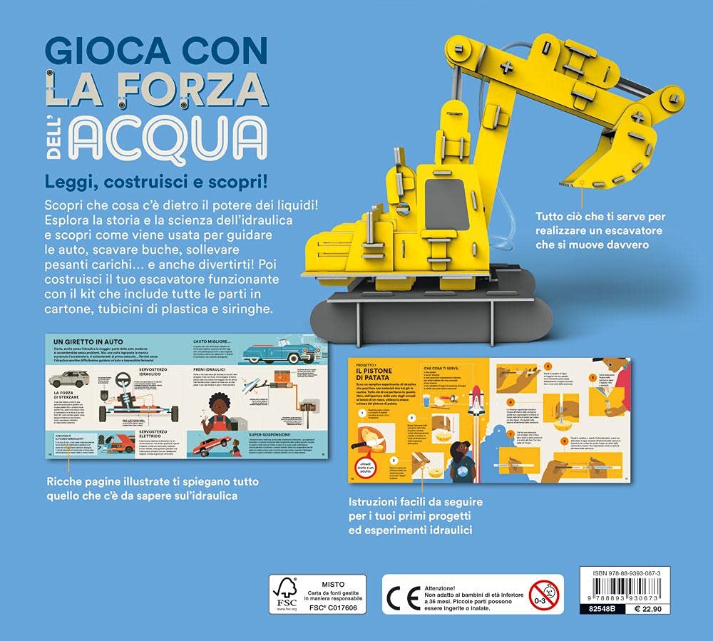Gioca con la forza dell'acqua e scopri l'incredibile scienza dei liquidi. Con Prodotti vari
