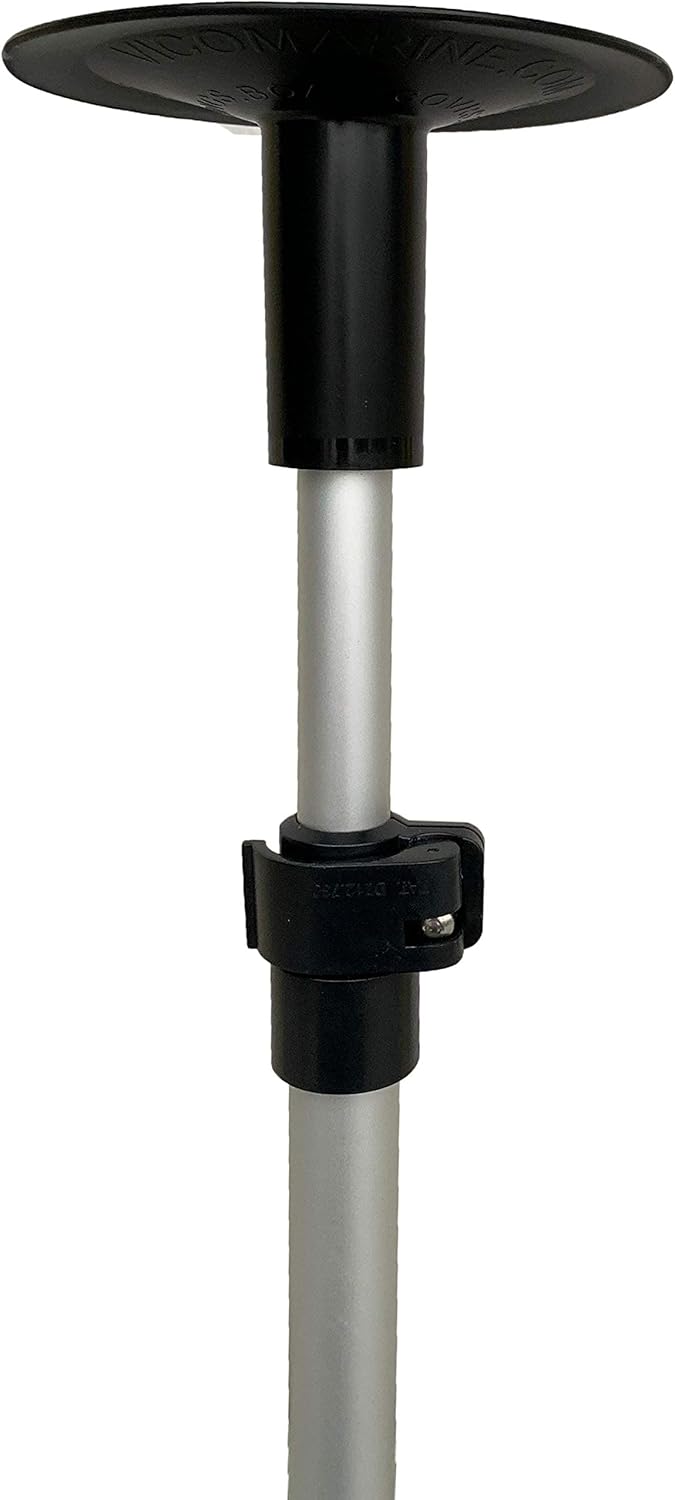 Vico Marine - Support Pole + Flex Support - Easy Support When Venting Isn't Required - Collapses to 34 and Extends to 59
